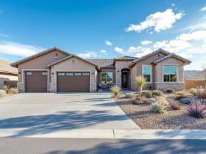 Val Vista custom homes with RV garages in Mesquite Nevada – new construction